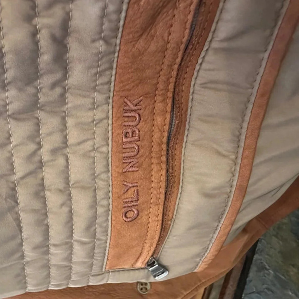 Hugo Boss Chadwick Suede Jacket in Rust Brown -‎ Size 44R - Picture 5 of 7